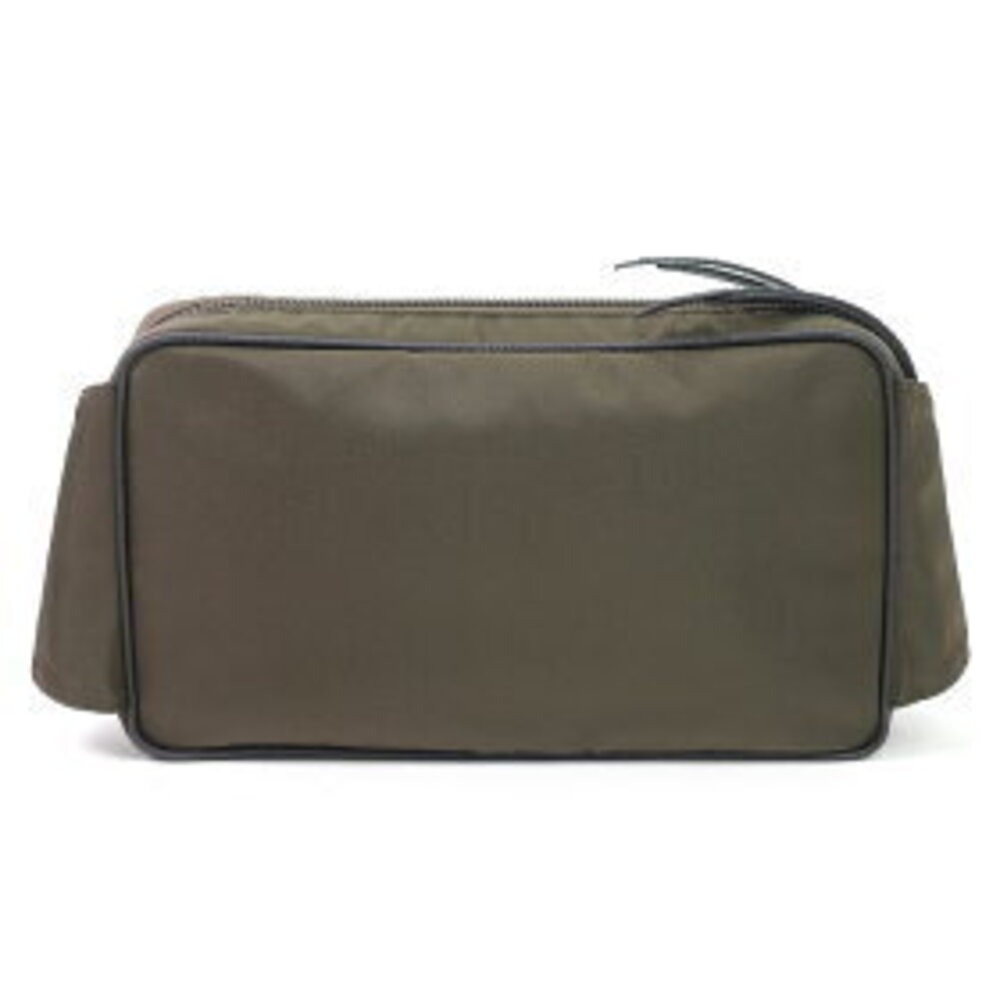 Prada Bag Mimetic Leather Khaki Saffiano Tessuto RE Green Triangle Belt BELTBAG - Picture 3 of 7